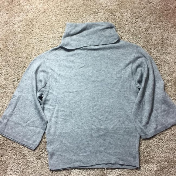 Anthropologie Sparrow Kimi Turtleneck Gray Sweater - Picture 8 of 8